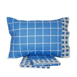Σετ Σεντόνια Cotton Feelings εμπριμέ 3020 Blue