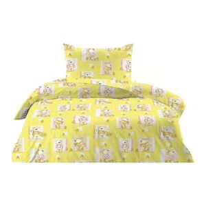Σετ Σεντόνια Cotton Feelings εμπριμέ 9011 Yellow