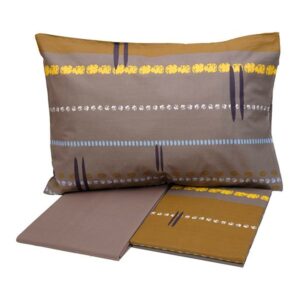 Σετ Σεντόνια Cotton Feelings εμπριμέ 2021 Brown
