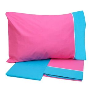 Σετ Σεντόνια Cotton Feelings εμπριμέ 2215 Fuchsia