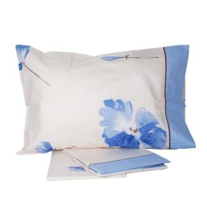 Σετ Σεντόνια Cotton Feelings εμπριμέ 2358 Blue