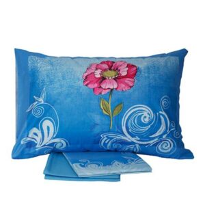 Σετ Σεντόνια Cotton Feelings εμπριμέ 947 Blue