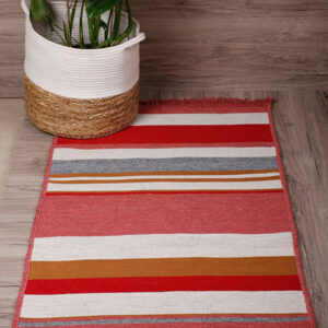 Πατάκι υφαντό Peny Red 70x120