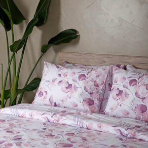Σετ Σεντόνια Cotton Feelings 932 Lila Διπλό με λάστιχο (150x205+30)