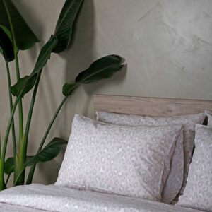 Σετ Σεντόνια Cotton Feelings 2044 Beige Διπλό με λάστιχο (150x205+30)
