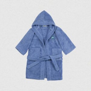 Μπουρνούζι Παιδικό Eco Blue