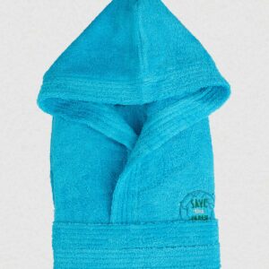 Μπουρνούζι Παιδικό Eco Turquoise Ηλικία 2-4